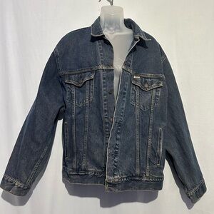 Levi’s Men’s XL Denim Trucker Jacket Dark Wash Classic Jean Jacket